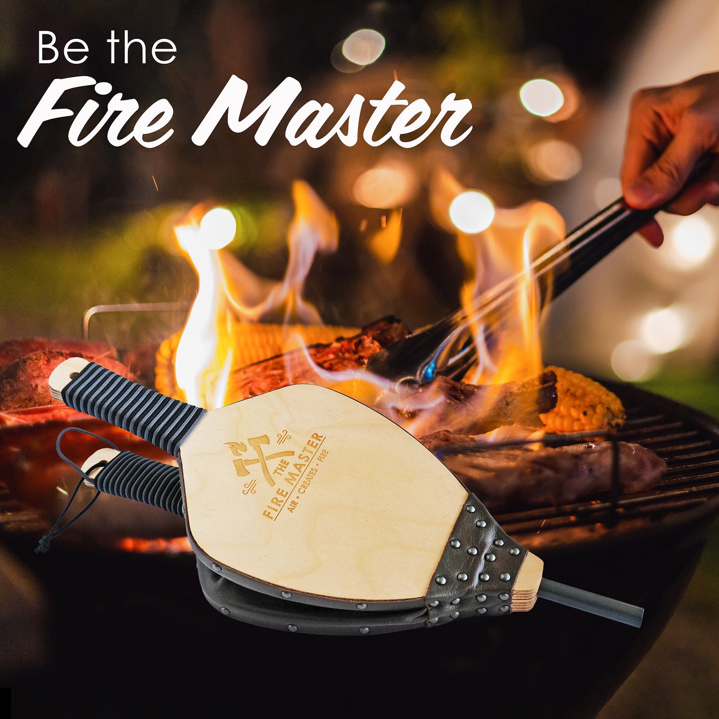 FIRE MASTER Shield Fire Bellow / Blaasbalk LRG | Firehawk Design