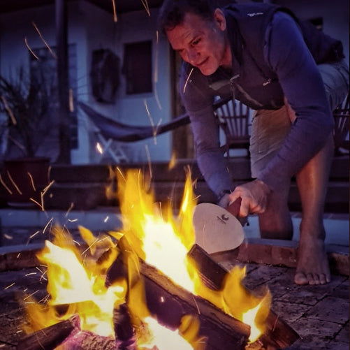 Everyone should own a Firehawk Bellow for the best braai experience. This ultimate handcrafted fire tool emblazed with the flaming hawk stamp - the mark of a genuine top quality bellow.