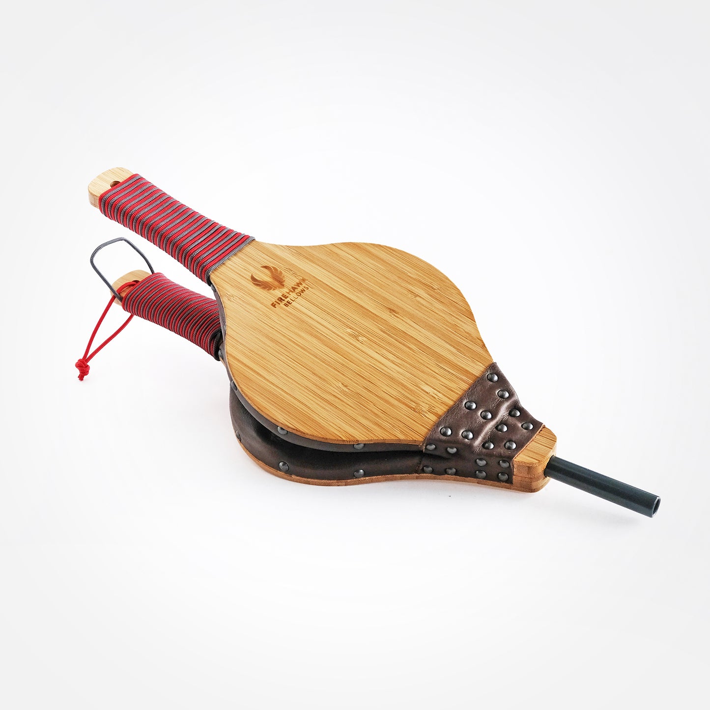 Red Traditional Lava Fire Bellow / Blaasbalk LRG