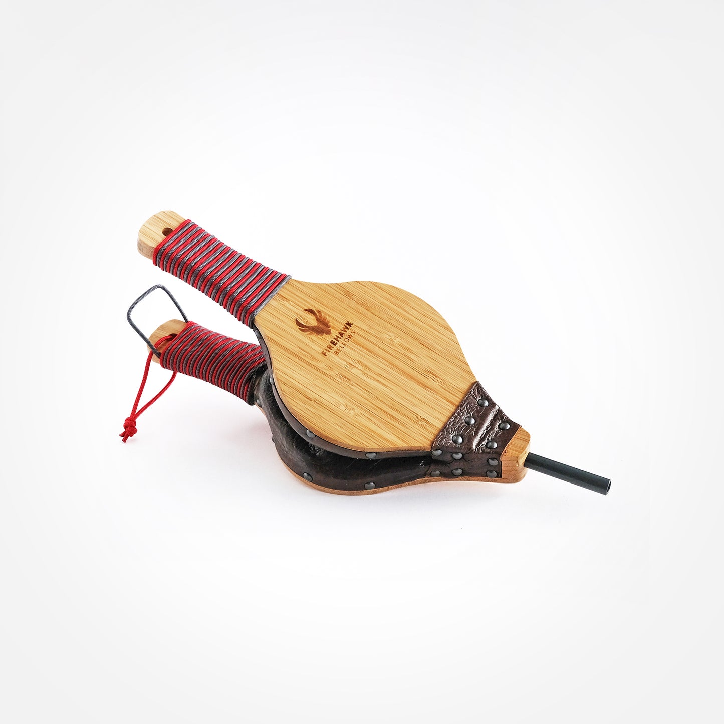 Red Traditional Lava Fire Bellow / Blaasbalk SML
